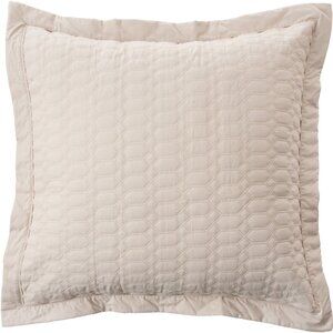 Set of 2 Christy of England Quilted Lattice European Pillow Shams